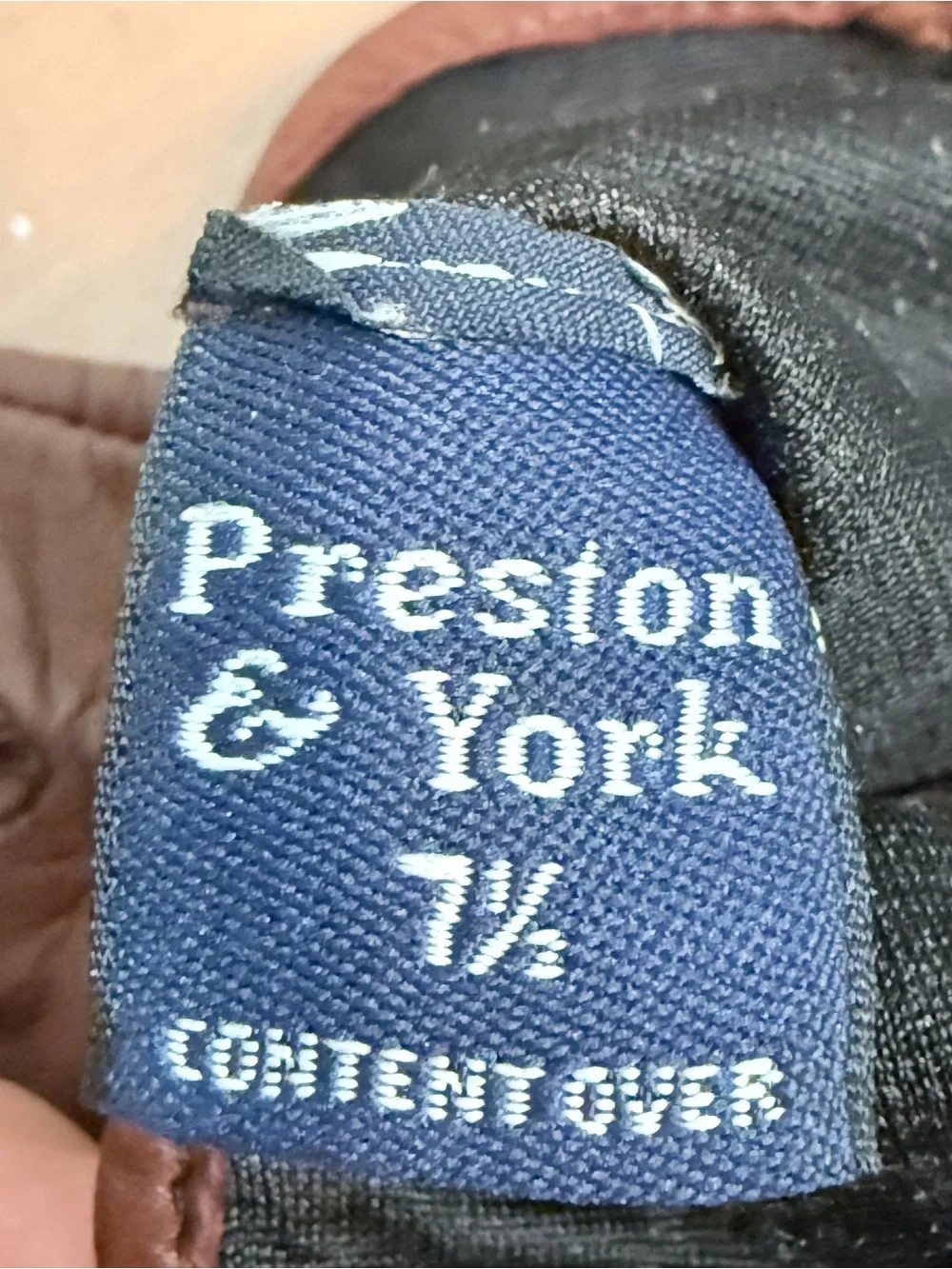 Preston & York Women's Brown Leather Gloves 7.5